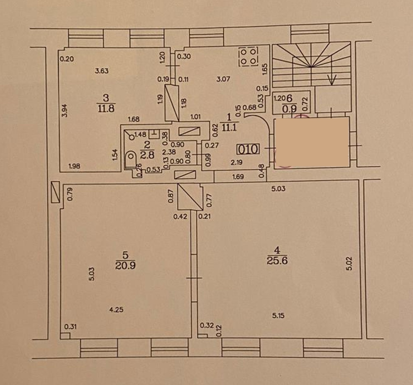 Pārdod dzīvokli, Barona iela 60 - Attēls 1