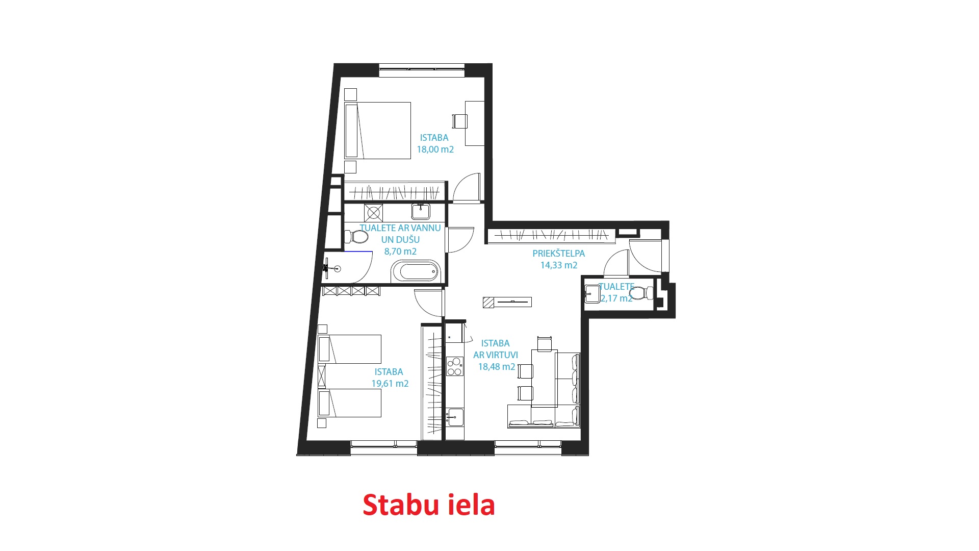 Pārdod dzīvokli, Stabu iela 100 - Attēls 1