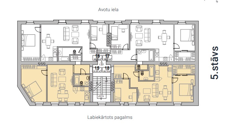 Pārdod dzīvokli, Avotu iela 46 - Attēls 1