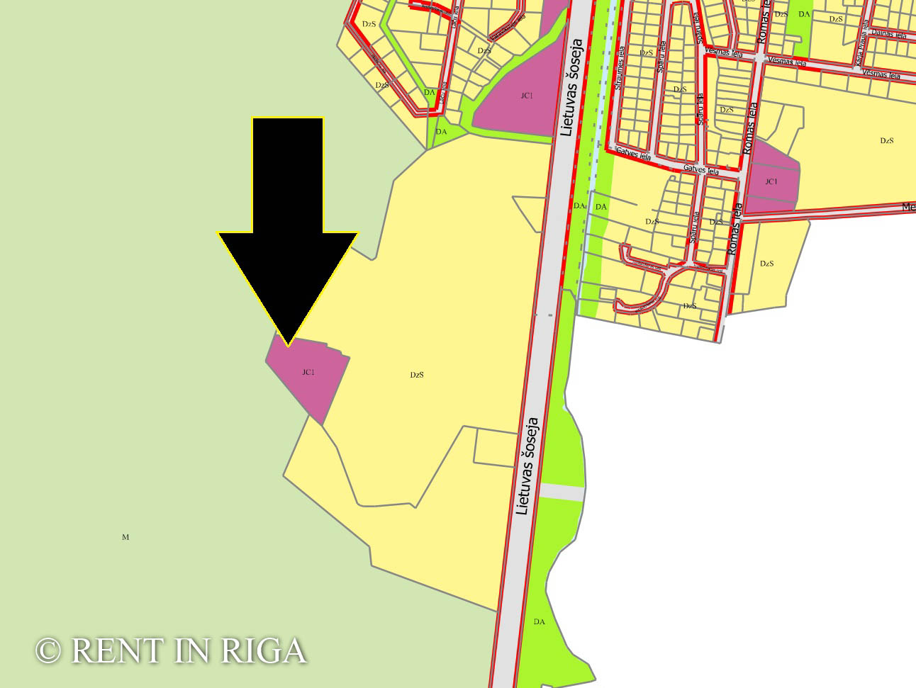 Land plot for sale, Lietuvas Šoseja - Image 1