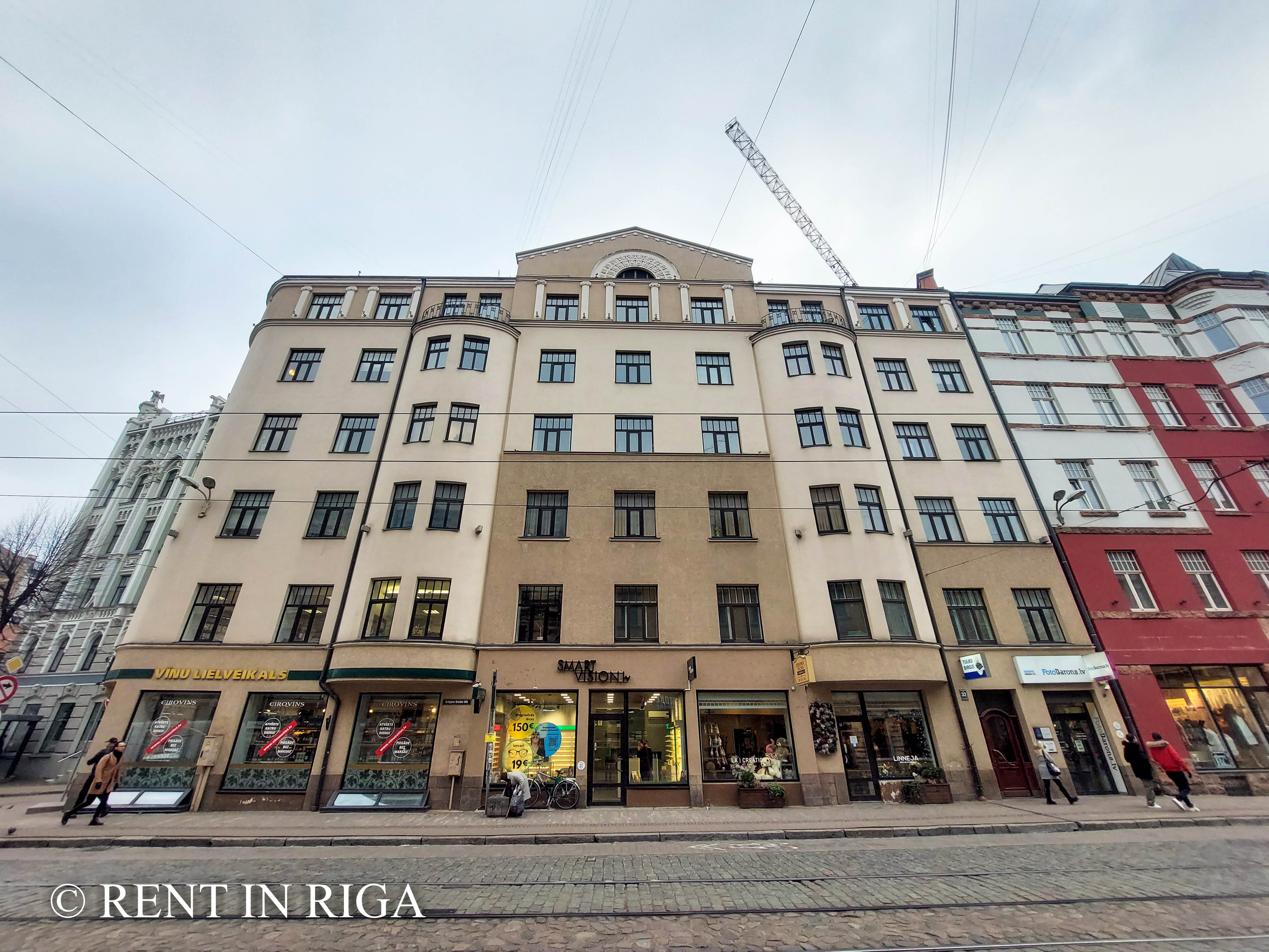 Iznomā tirdzniecības telpas, Krišjāņa Barona iela - Attēls 1