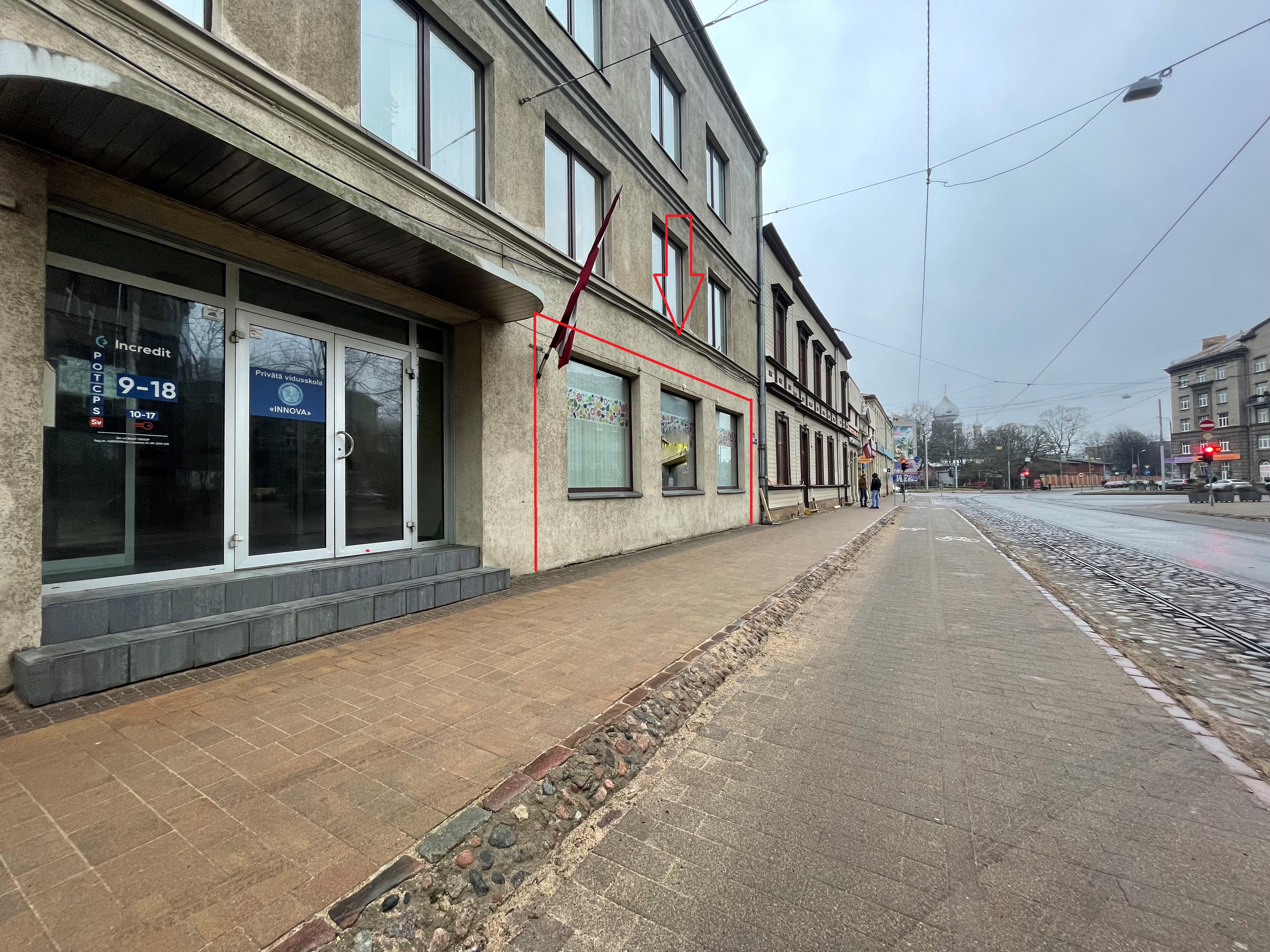 Iznomā tirdzniecības telpas, Krišjāņa Barona iela - Attēls 1