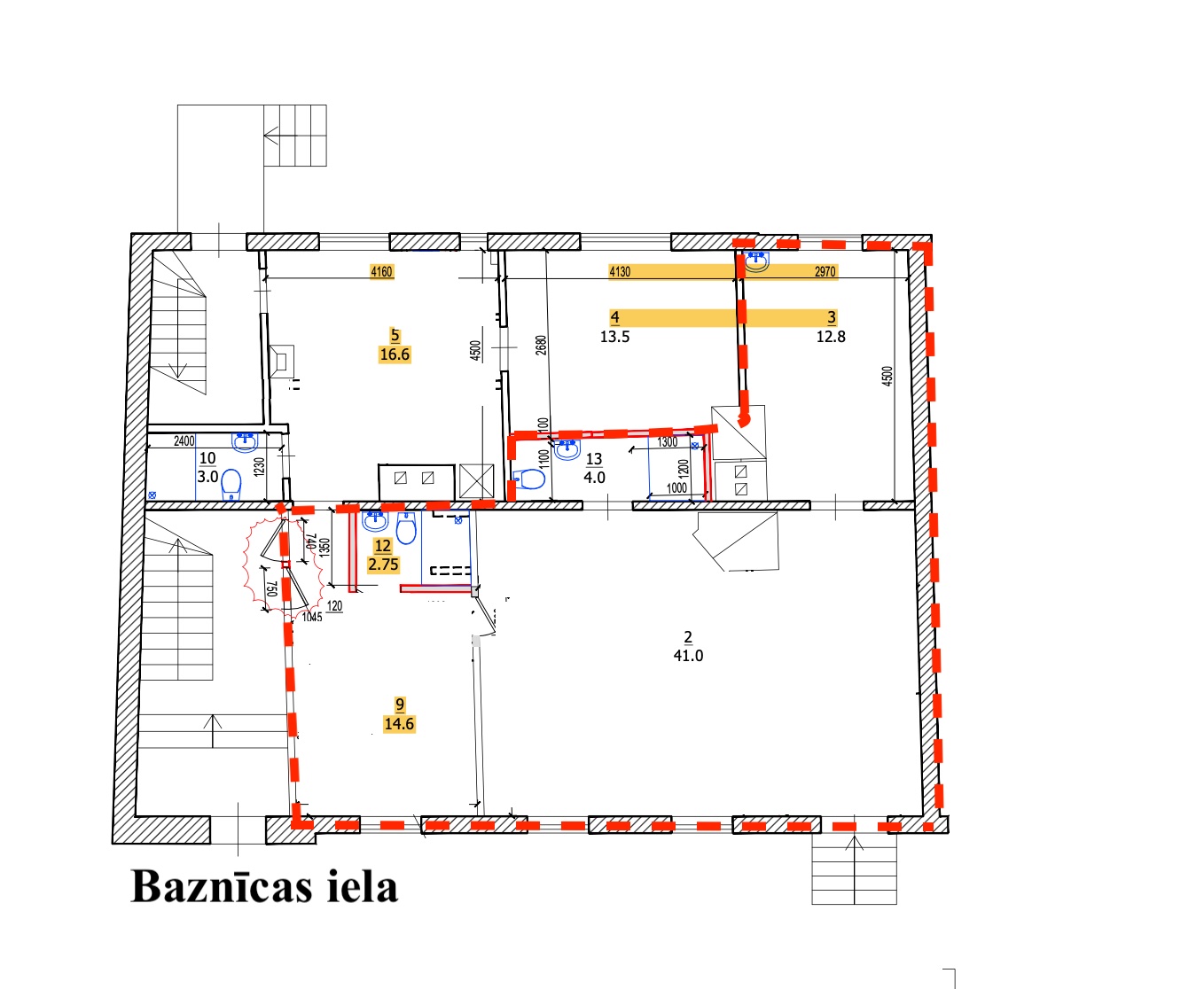 Iznomā tirdzniecības telpas, Baznīcas iela - Attēls 1