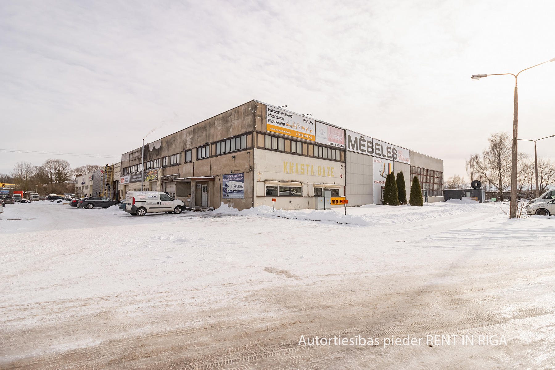 Iznomā noliktavu, Krasta iela - Attēls 1