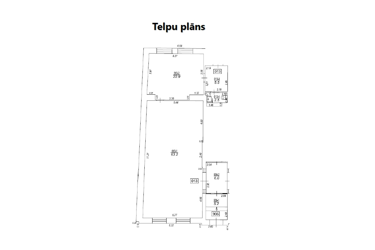 Iznomā tirdzniecības telpas, Krišjāņa Barona iela - Attēls 1